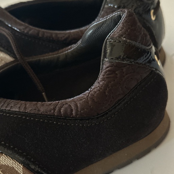 Coach Kelbie Authentic Classic Signature Low Top Sneakers Trainers - Picture 7 of 10